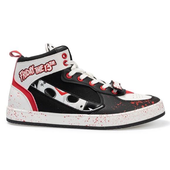 Jason Voorhees Friday The 13th HIGH Top Shoes GroundUp Sneakers Size 8.5 RARE - Picture 4 of 14